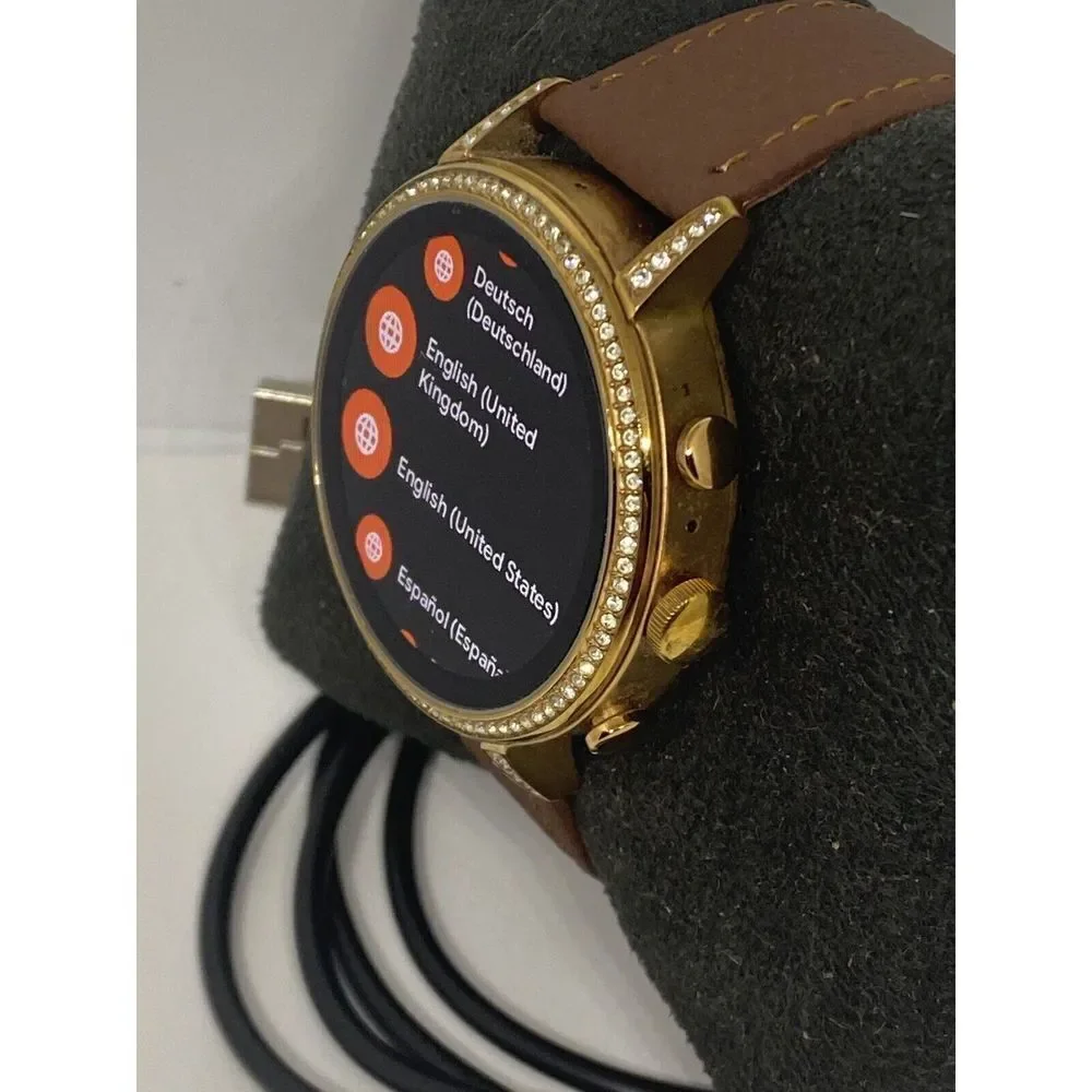 Fossil Gen 4 Authentic Digital Dial Smart Watch Custom Band FTW6015 AB600